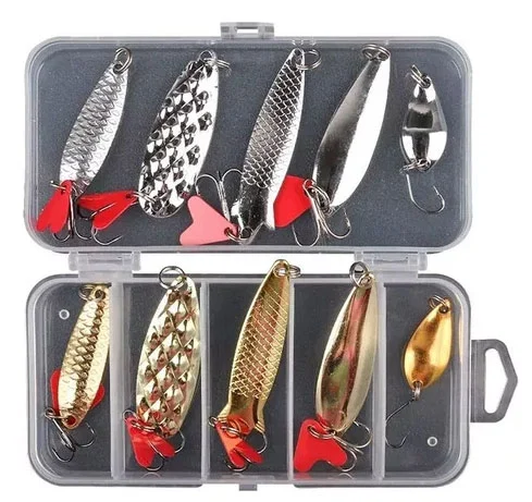 Iscas Colheres metálicas